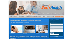 Desktop Screenshot of absolutebodyhealth.com.au